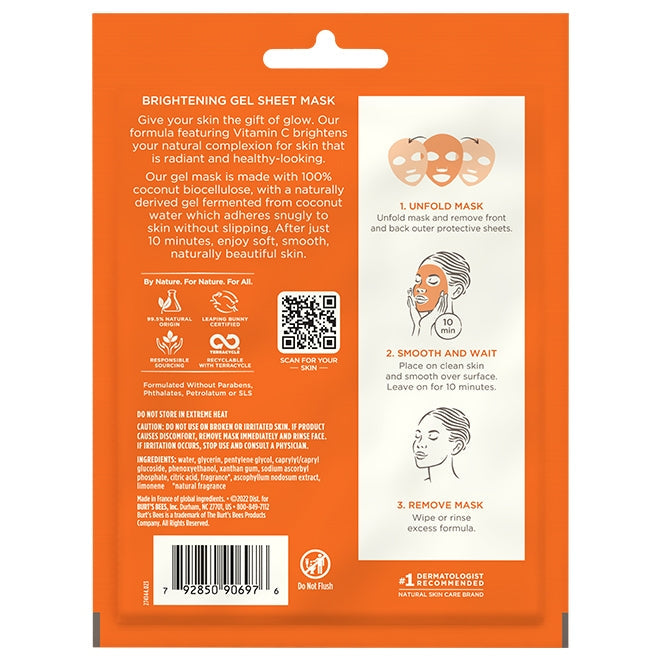 Brightening Biocellulose Gel Face Mask RU